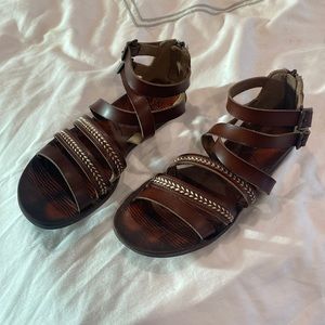Blowfish 7.5 Brown Sandals